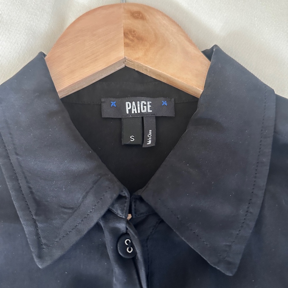Paige Black Button-Up Jumpsuit